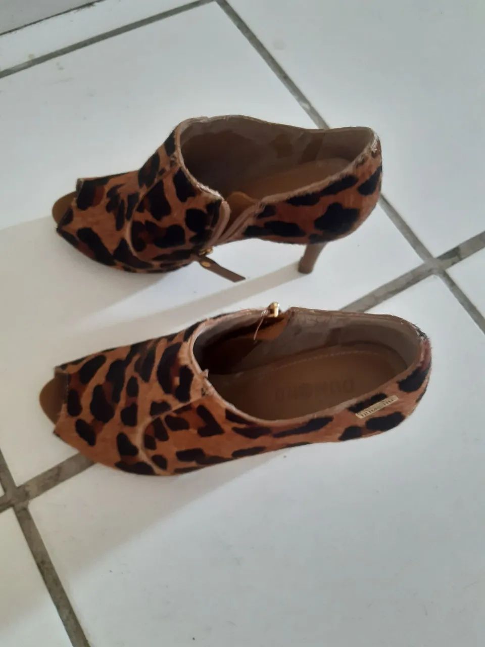 Sandália tipo bota alta print Dumond - Foto 2