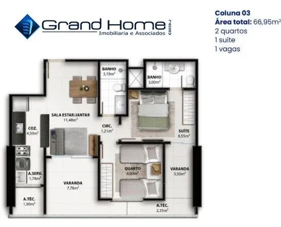 Apartamento 2 quartos em Praia de Itaparica - Foto 2