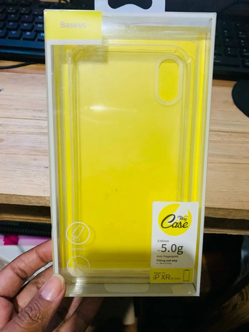 Capa Protetora Baseus para iPhone XR (Transparente) - Foto 5
