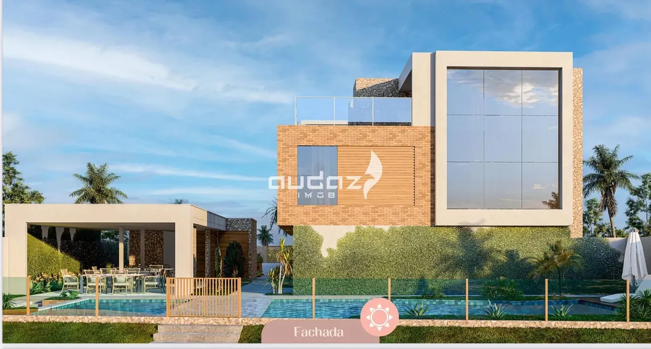 Apartamento com 2/4 em construção beira mar de Muriú
