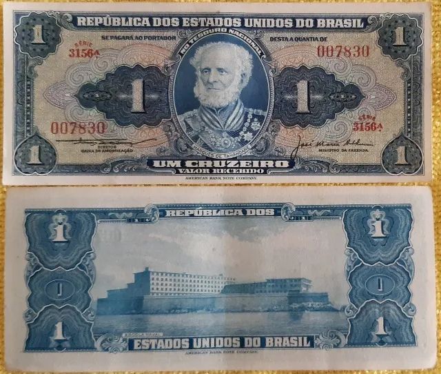 74 Cédulas de 1 CZ Marquês de Tamandaré - Fe (Flor de estampa)  - Foto 4