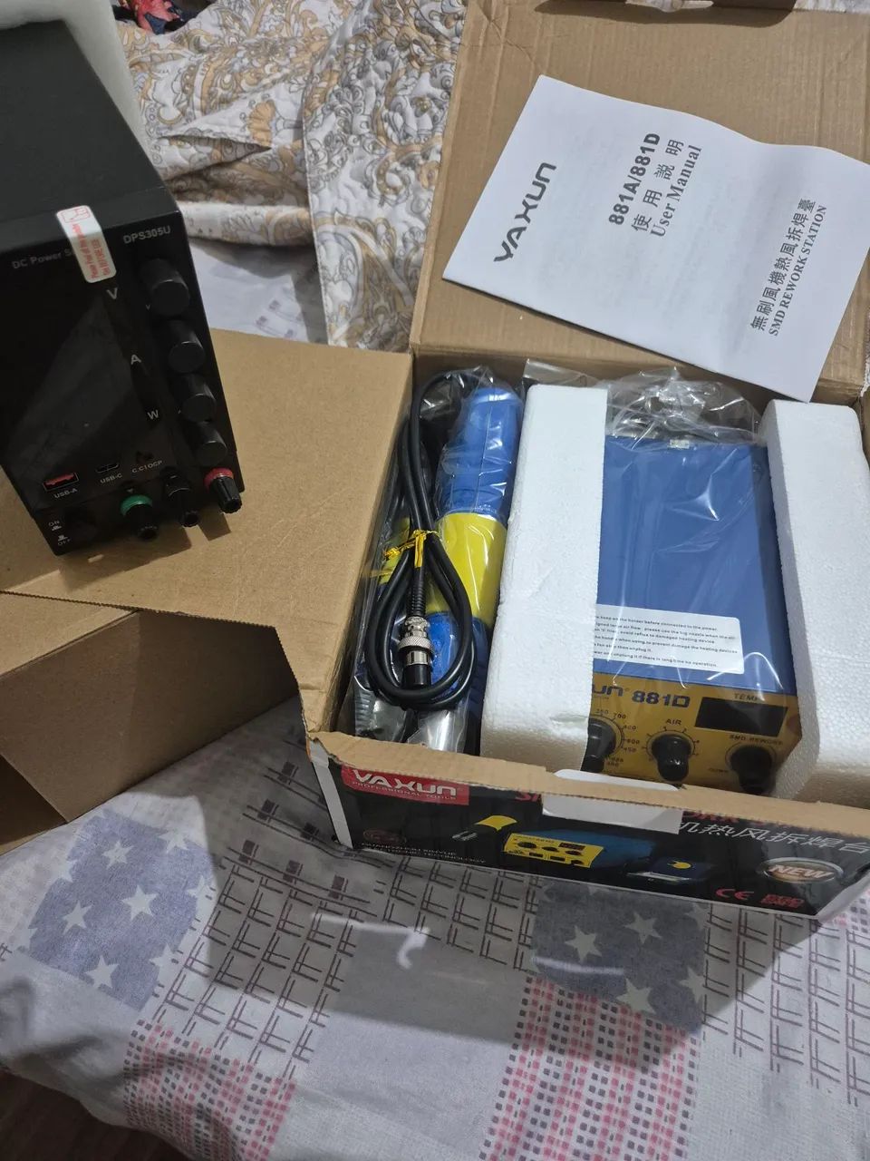 Equipamentos para assistência técnica. de celular.
