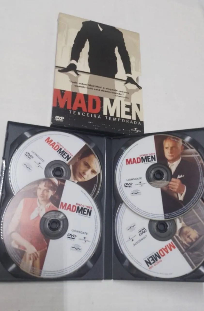 DVD Box Quadruplo Mad Men - Terceira Temporada ( 22591 ) - Foto 5