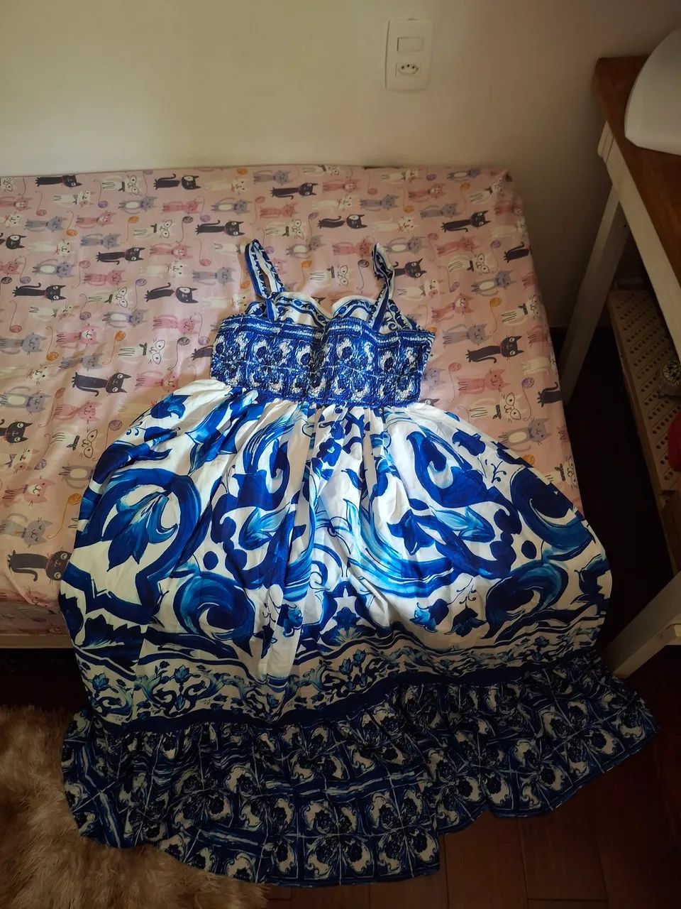vestido azul longo - Foto 3