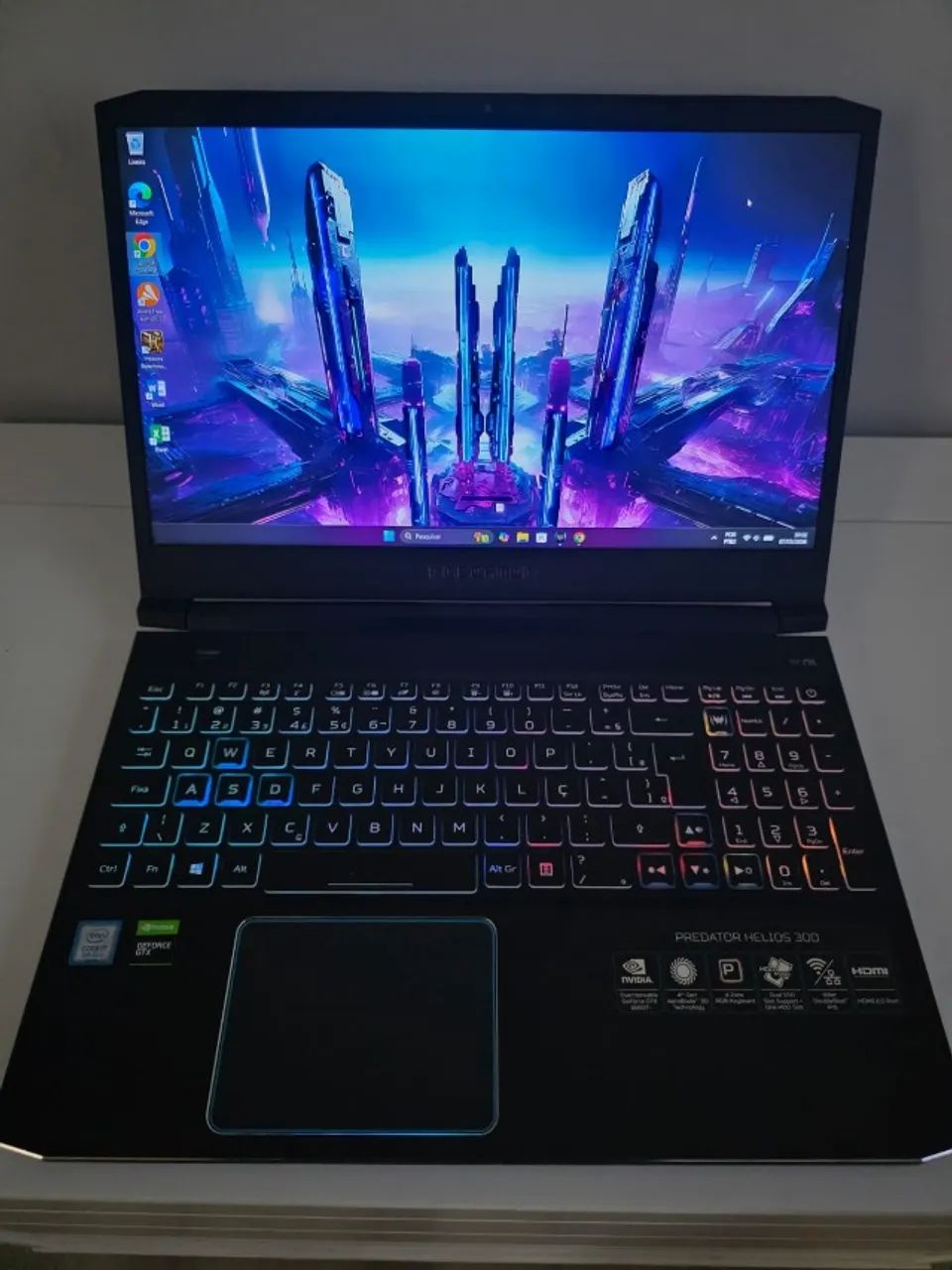 Notebook Gamer Acer Predator Core i7 Com 32 GB De Ram GTx 1660 Ti Com Caixa Manual e NF