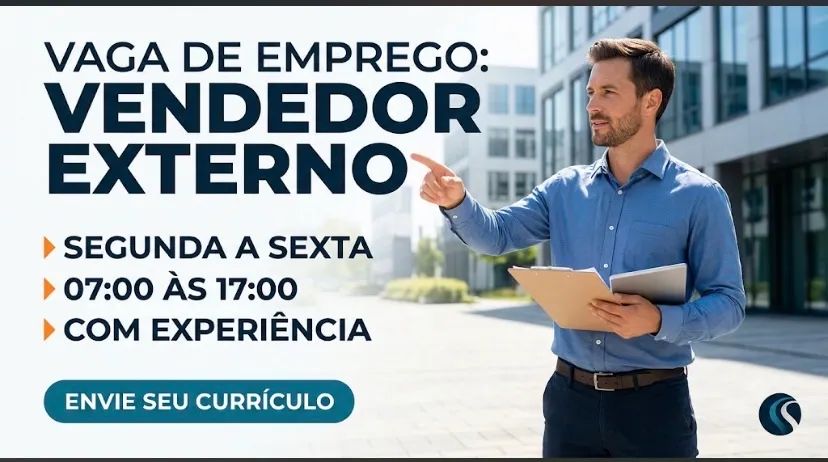 VENDEDOR EXTERNO RAMO DE SORVETE 
