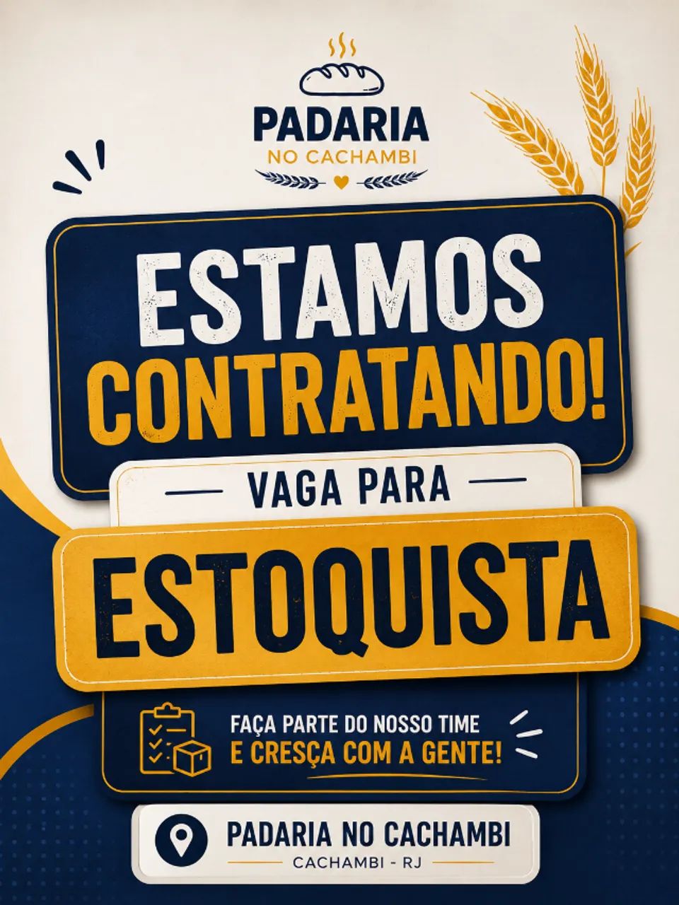CONTRATA-SE ESTOQUISTA COM EXPERIÊNCIA