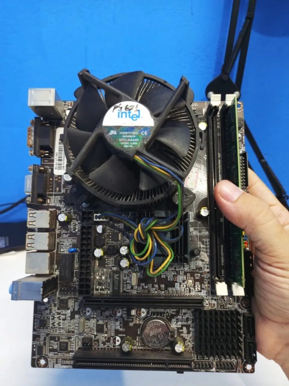 2 Placa Mãe G41 Socket 775 - Funcionando 100% - Acompanha CPU + RAM 4GB - Foto 4