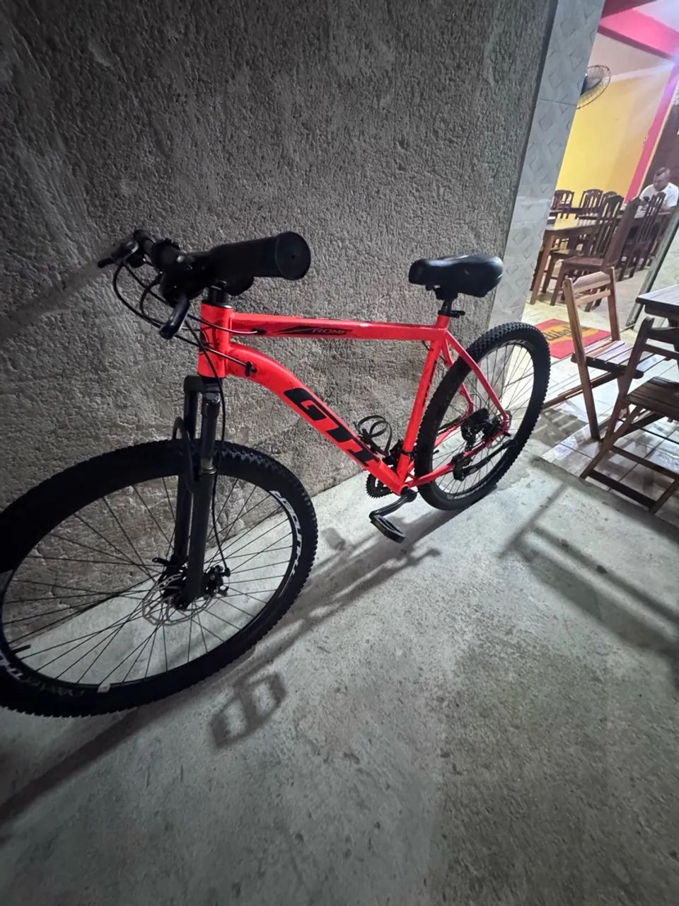 Bike GTI aro 19 laranja semi nova  - Foto 5