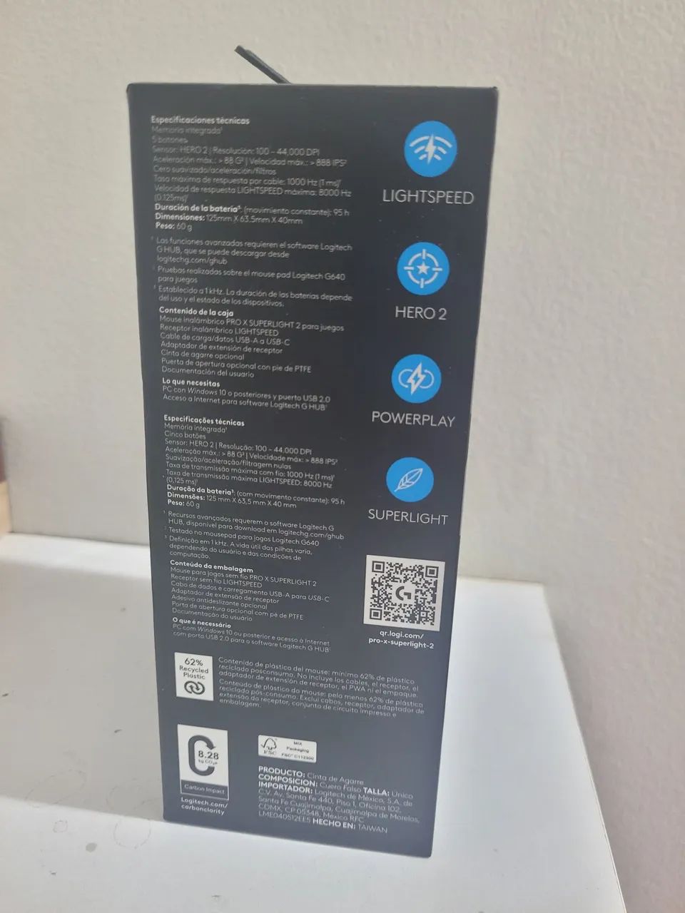 Mouse Logitech PRO X Superlight 2 Branco - Foto 3