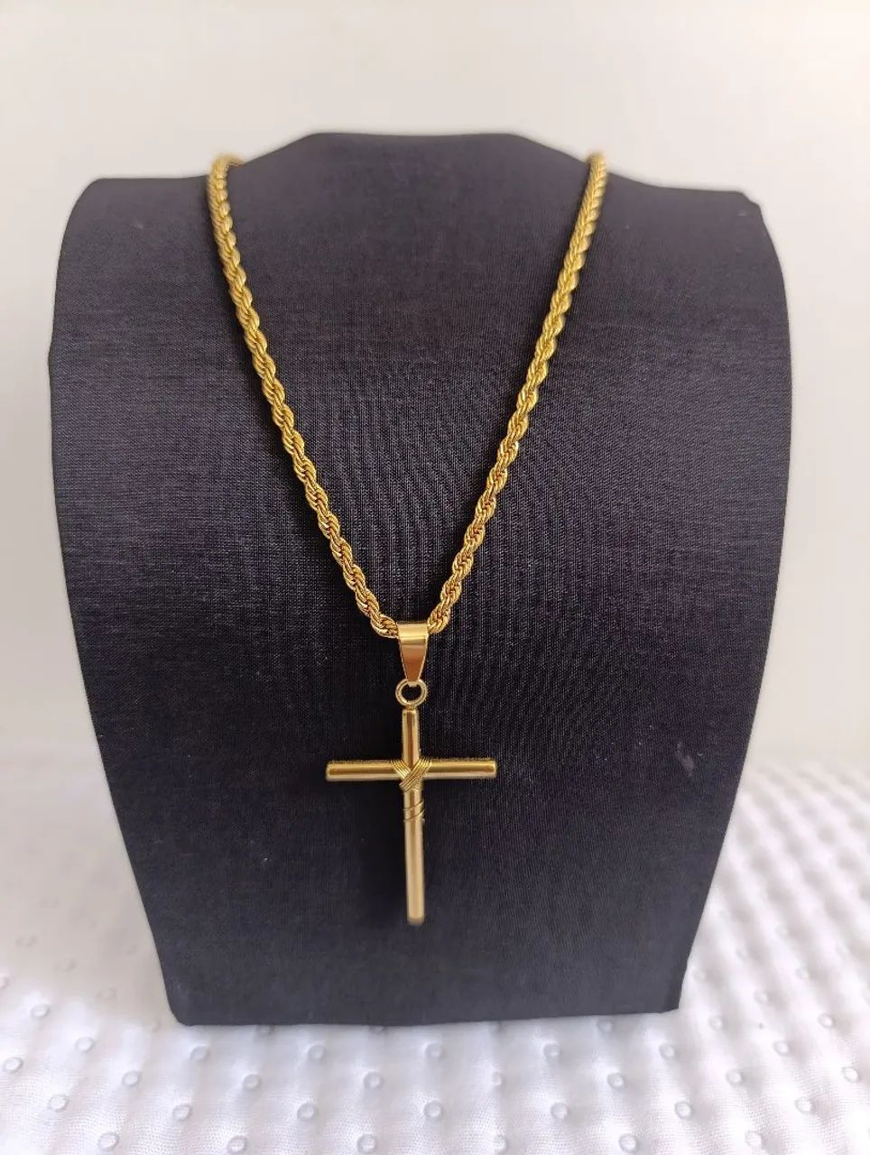 Cordão banhado a ouro 
