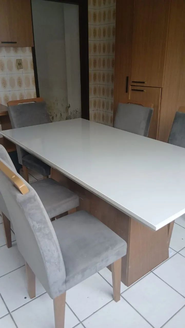 Vende-se - Mesa de Jantar + Painel para TV - Foto 3