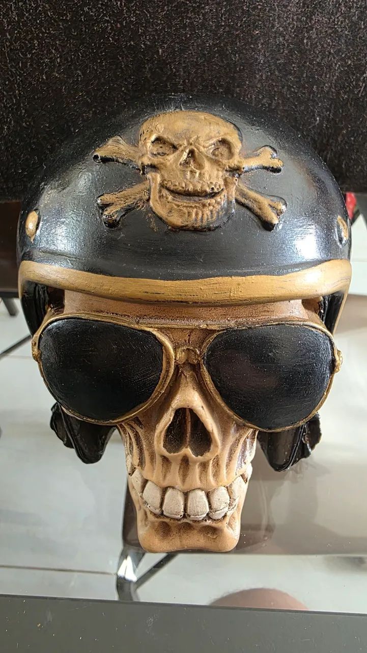 Caveira estilosa motorcycle - Foto 2