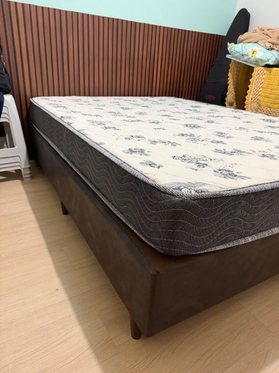 Colchão casal com box 1.38