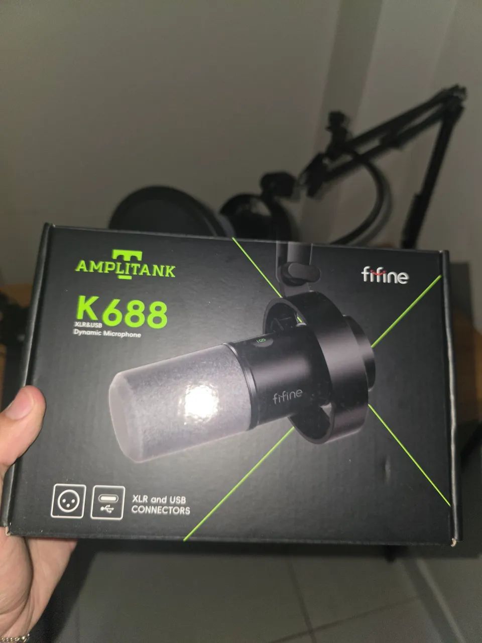 FIFINE Microfone dinâmico428513357999656960