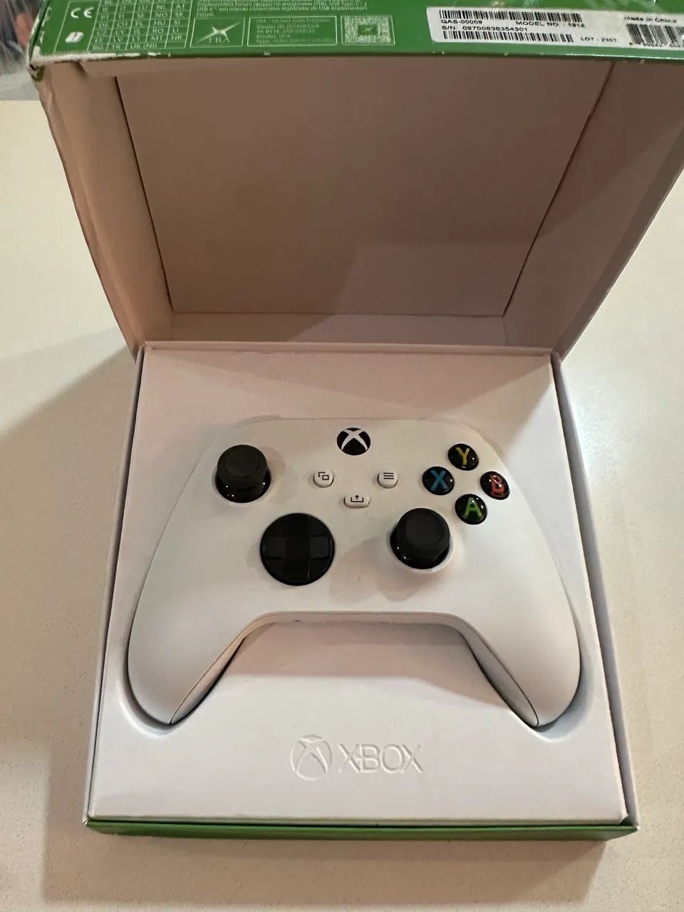 Controle Xbox Original Branco 