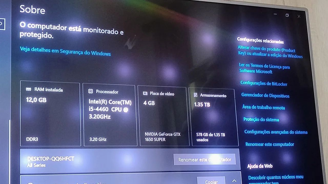 CPU com monitor  - Foto 5