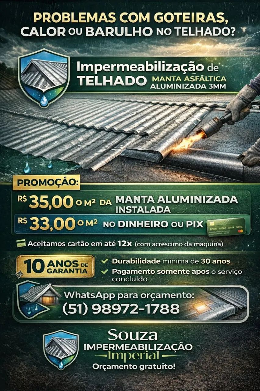 Manta asfáltica aluminizada 3milimetros  - Foto 3