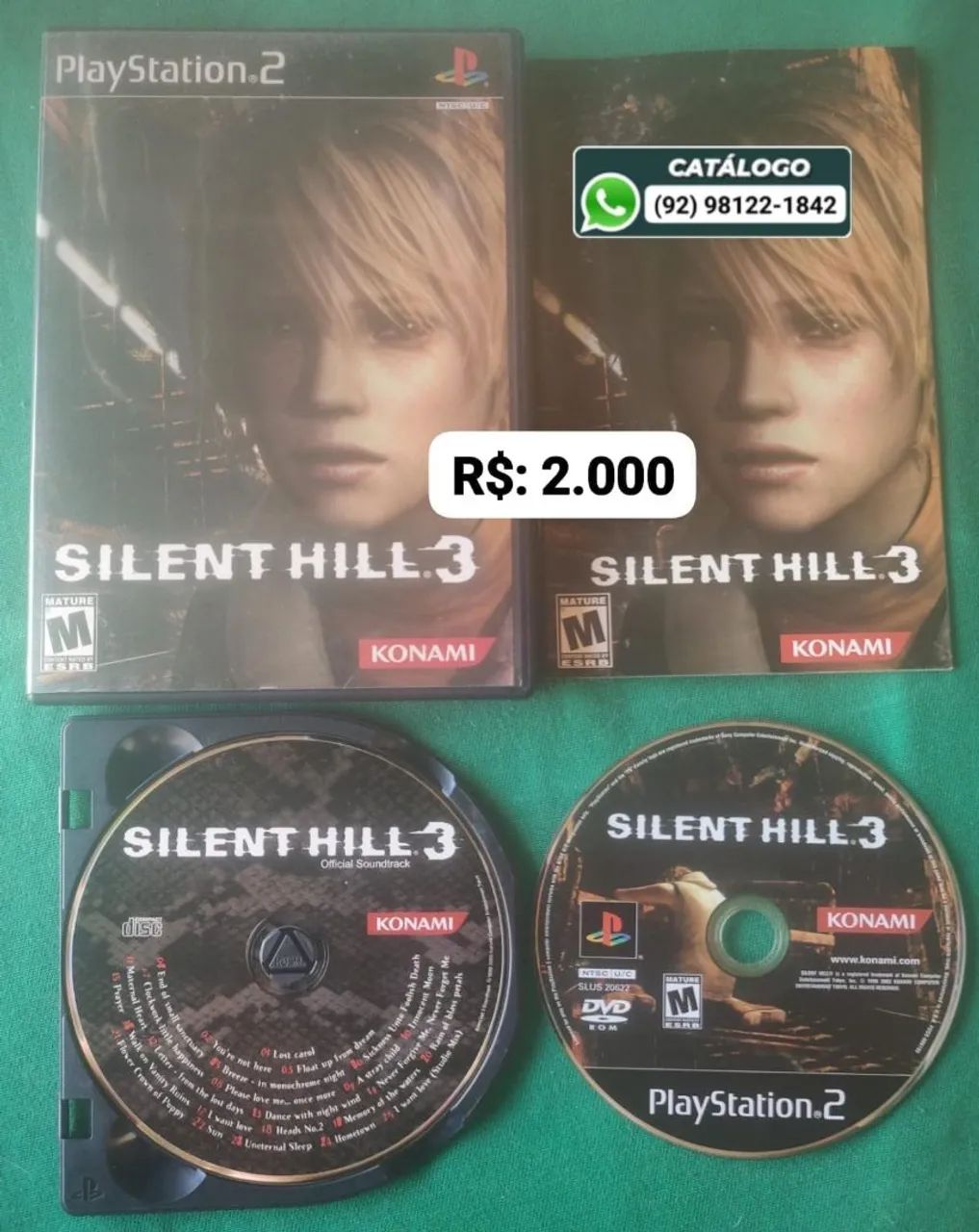 Silent Hill 3 = R$: 2.000