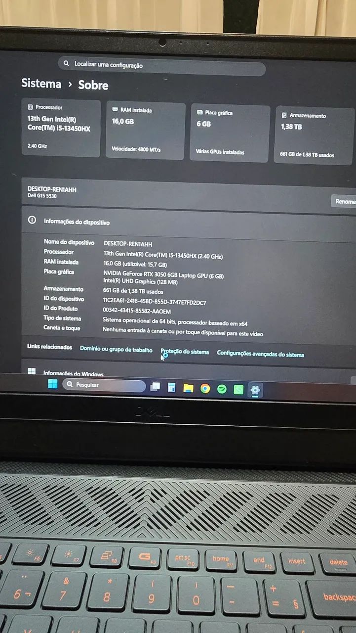Notebook Dell G15  - Foto 5