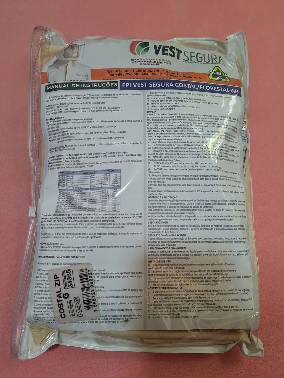 EPI Equipamento de Proteção Individual Para Aplicação de Defensivos Agrícolas  - Foto 5