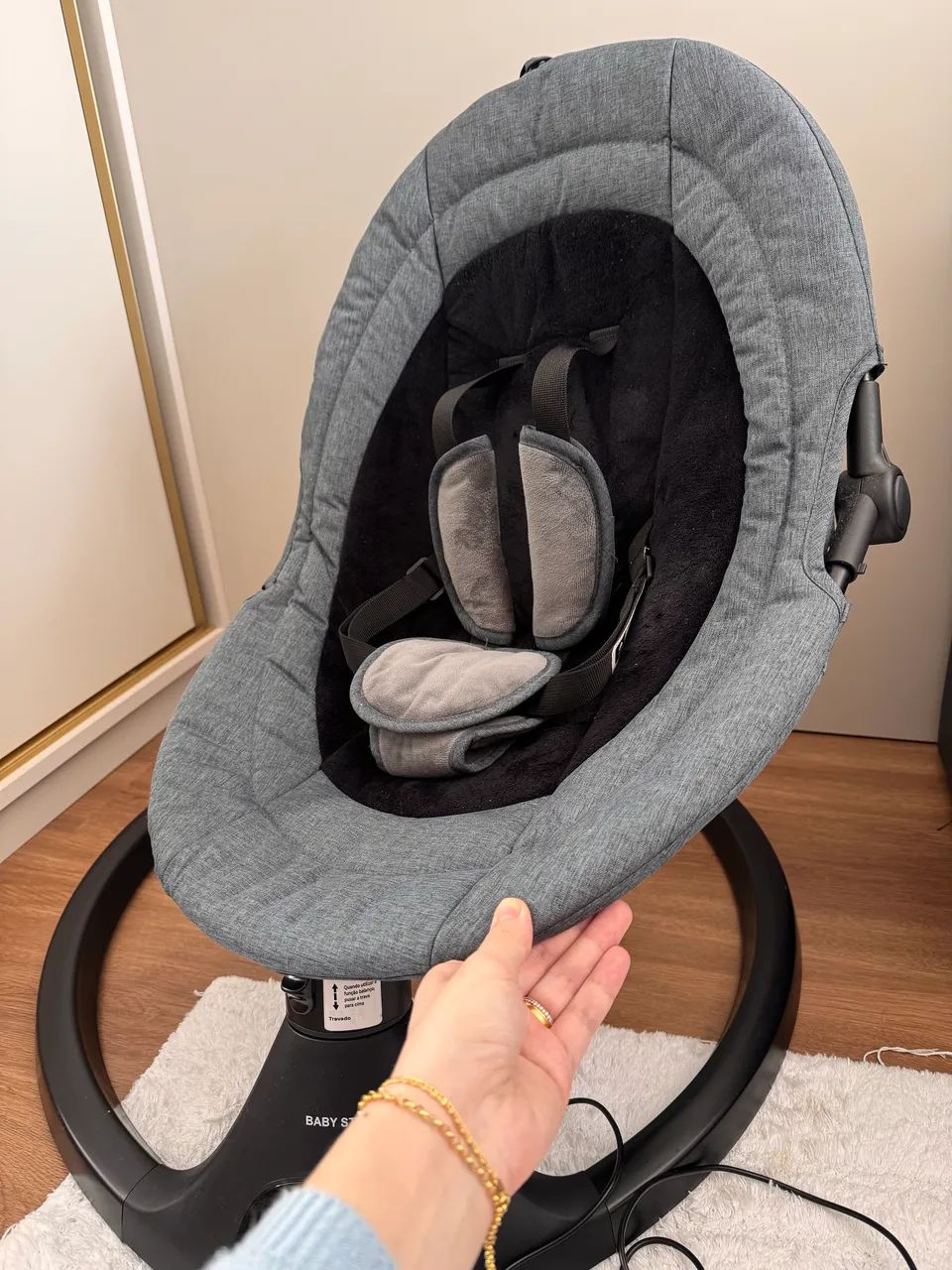 Cadeira de Descanso e Balanço Bebê Musical Automático - Foto 3