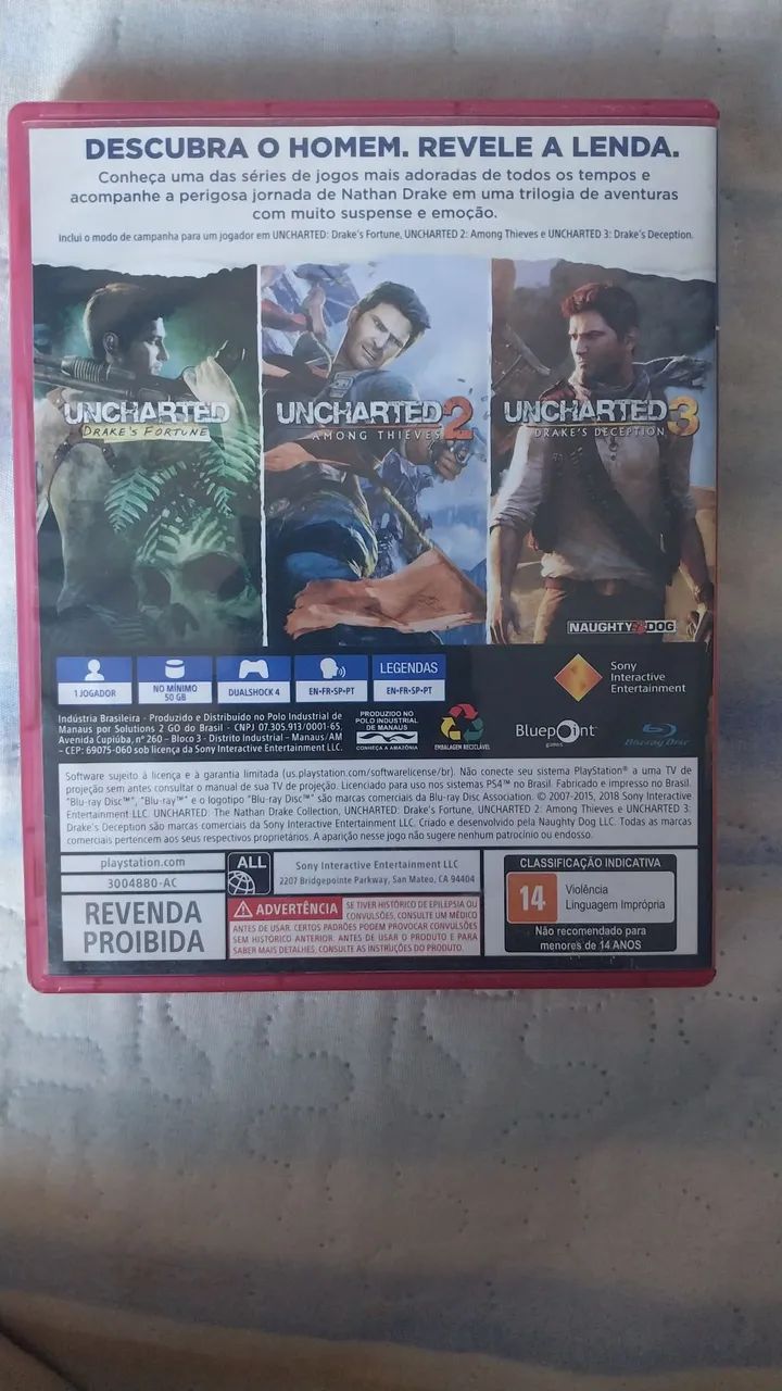 Jogo uncharted ps4 - Foto 2