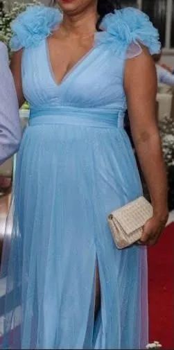 VESTIDO AZUL ELEGANTE  - Foto 3