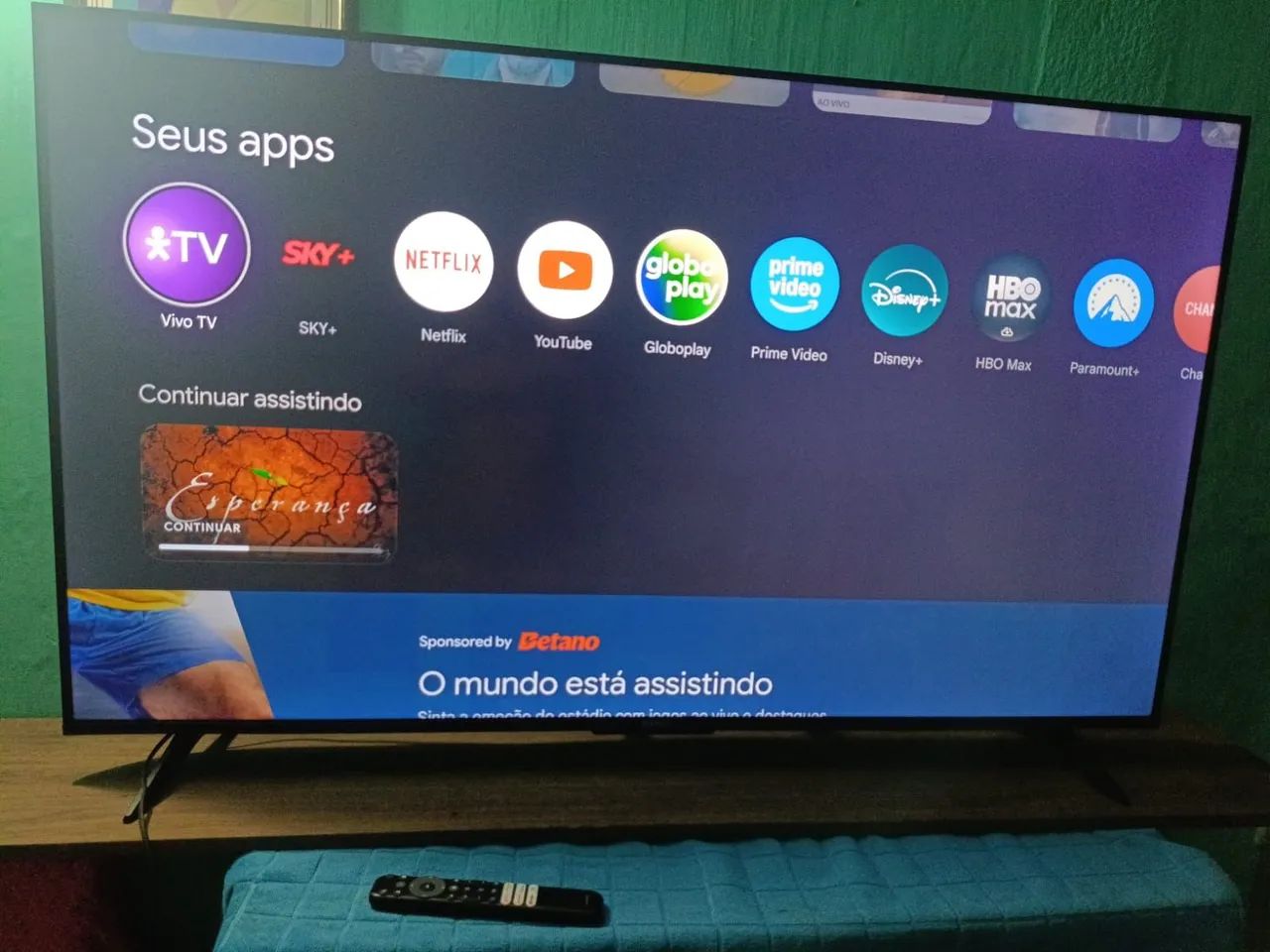 SMART TV SEMP TCL googlo TV.55 polegadas