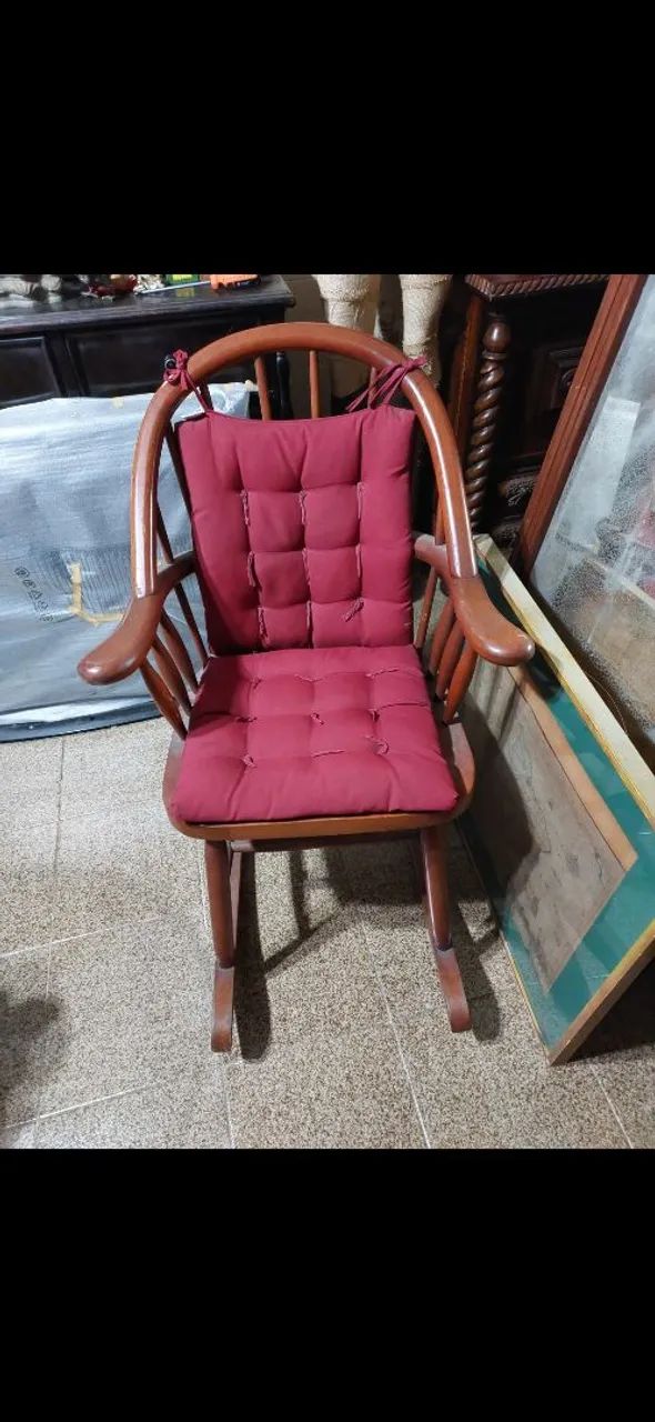 CADEIRA ANTIGA DE BALANÇO PERFEITA - Foto 3