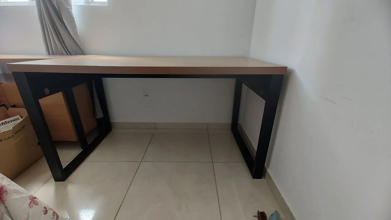 Mesa Escrivaninha Industrial 100% Mdf - Foto 2