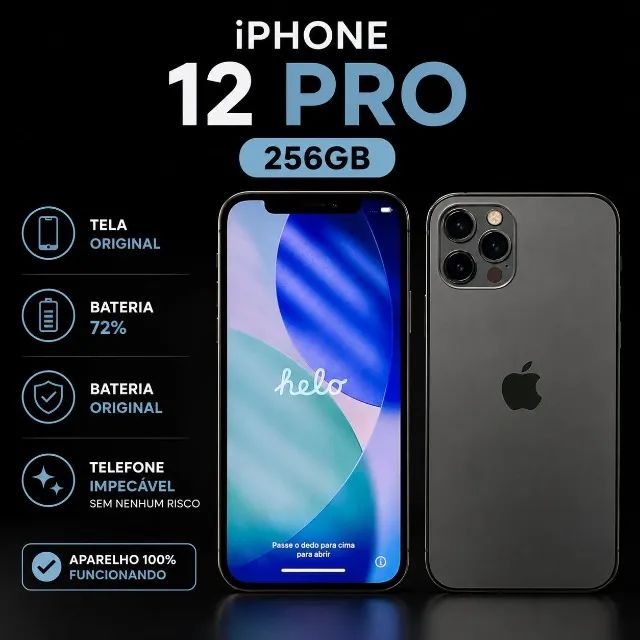 iPhone 12 PRO 256GB - Celulares e Smartphones - Centro, Uberlândia