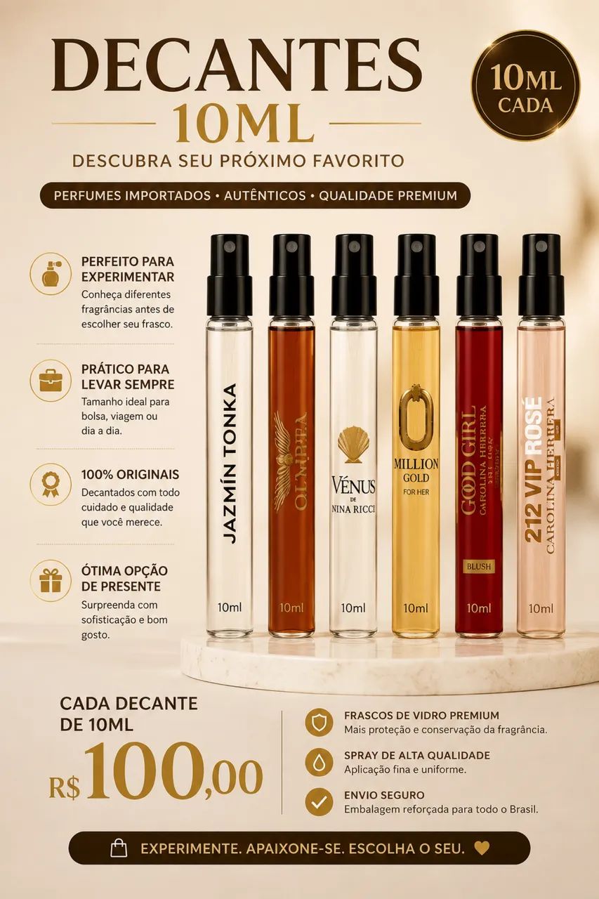 KIT DECANTES IMPORTADOS 10ML  - Foto 2