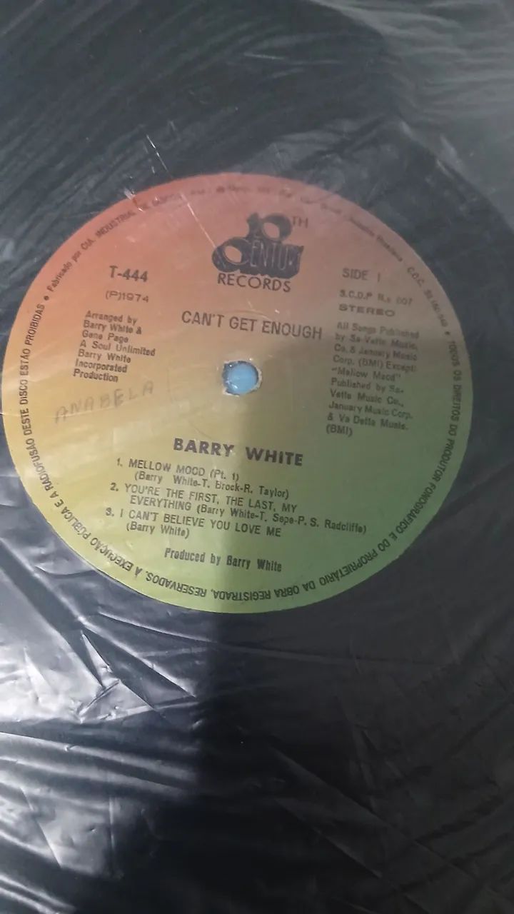 Disco vinil Barry White "cant get enough" usado - Foto 4