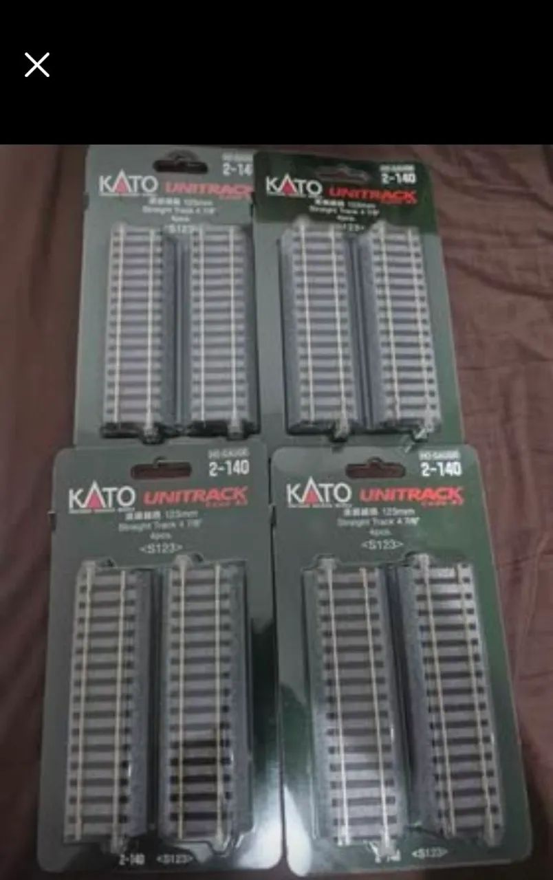 Kato KAT2140 HO 123 mm 4-7/8" Straight (4)