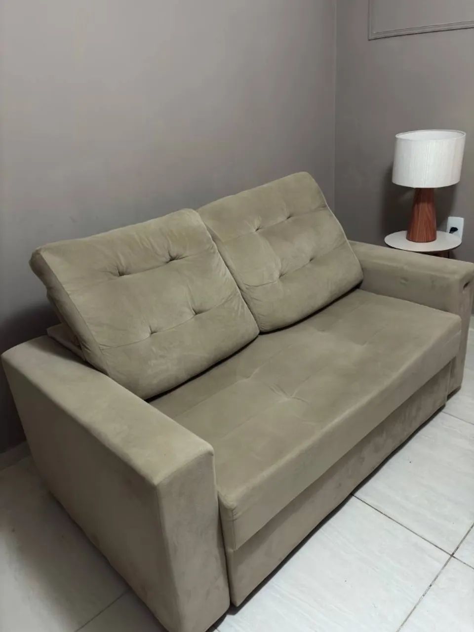 sofá retratil 2 lugares - Foto 2