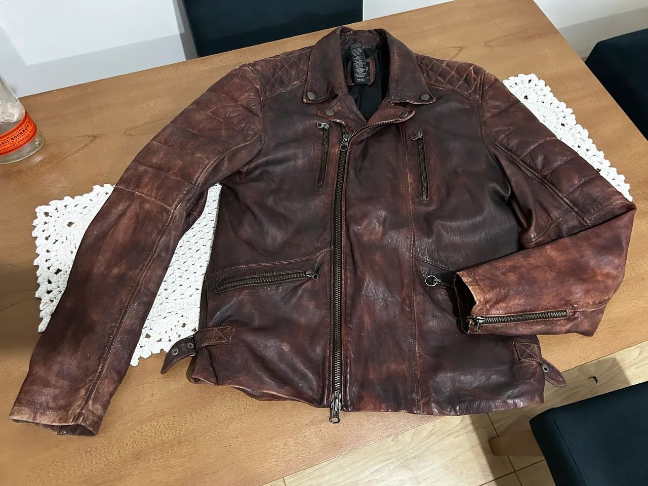 Jaqueta Couro Vintage Harley Davidson - Foto 2