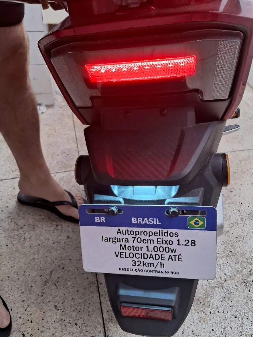 BICICLETA ELÉTRICA SCOOTER GOTRIX T08 1000W - Foto 5