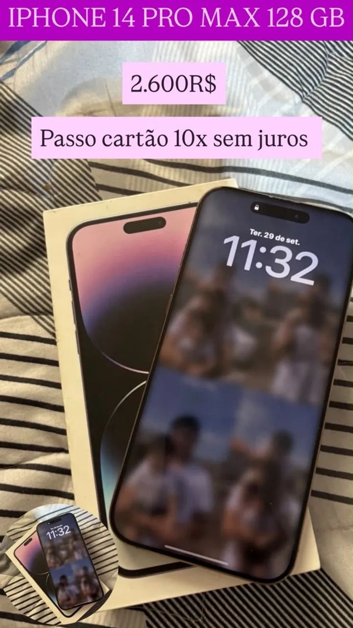 Iphone 14 pro max 256 gb**