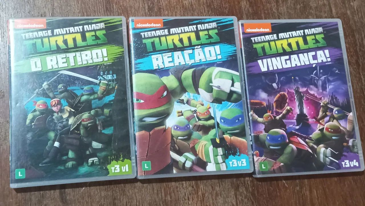 Tartarugas Ninjas 2012 Dvds Temporada 1, 2 e 3 - Foto 3