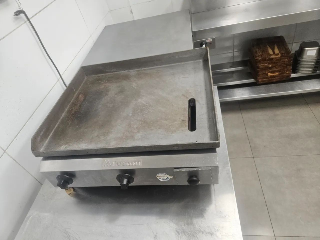 Chapa a Gás Venâncio 60 cm 2 Queimadores 