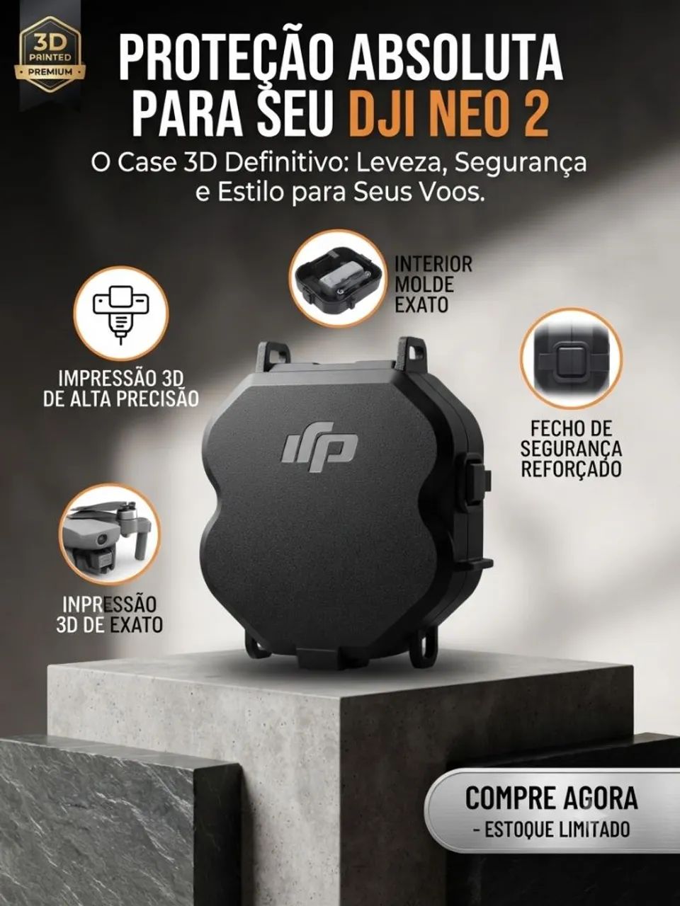 Case 3 para drone dji neo 2 