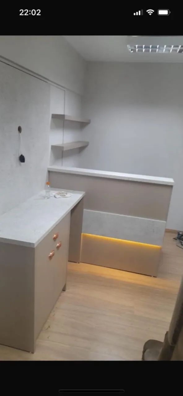 RECEPÇÃO MDF PLANEJADA COMPLETA À VENDA - Foto 2