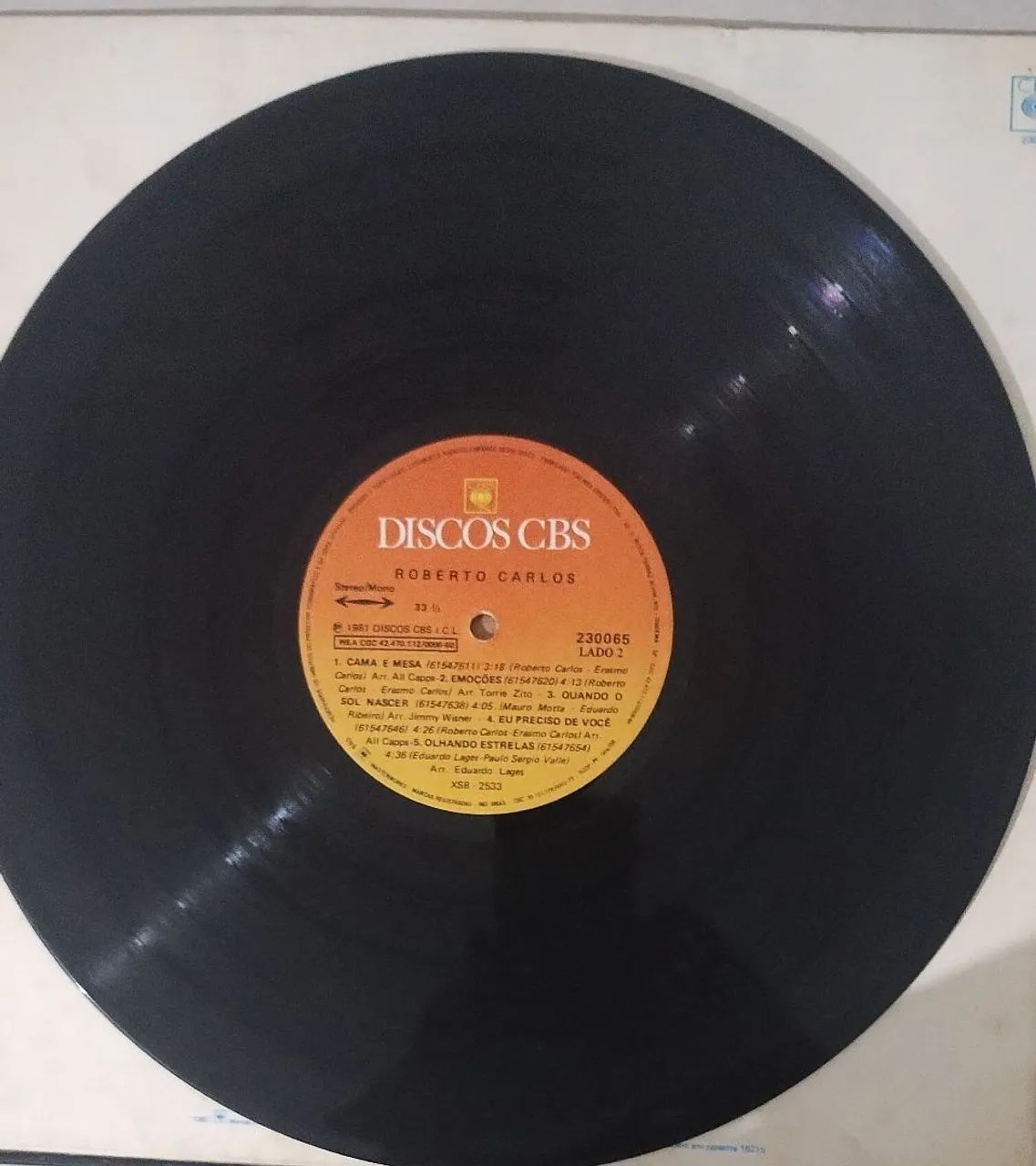 Disco vinil Roberto Carlos  - Foto 3
