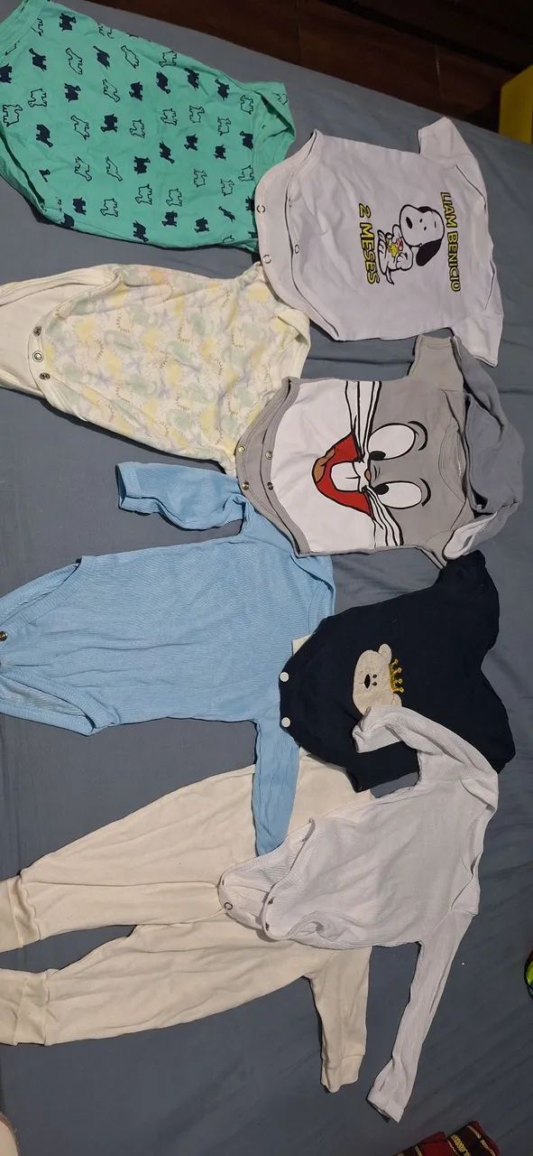 Canguru e lote roupas rn - Foto 5
