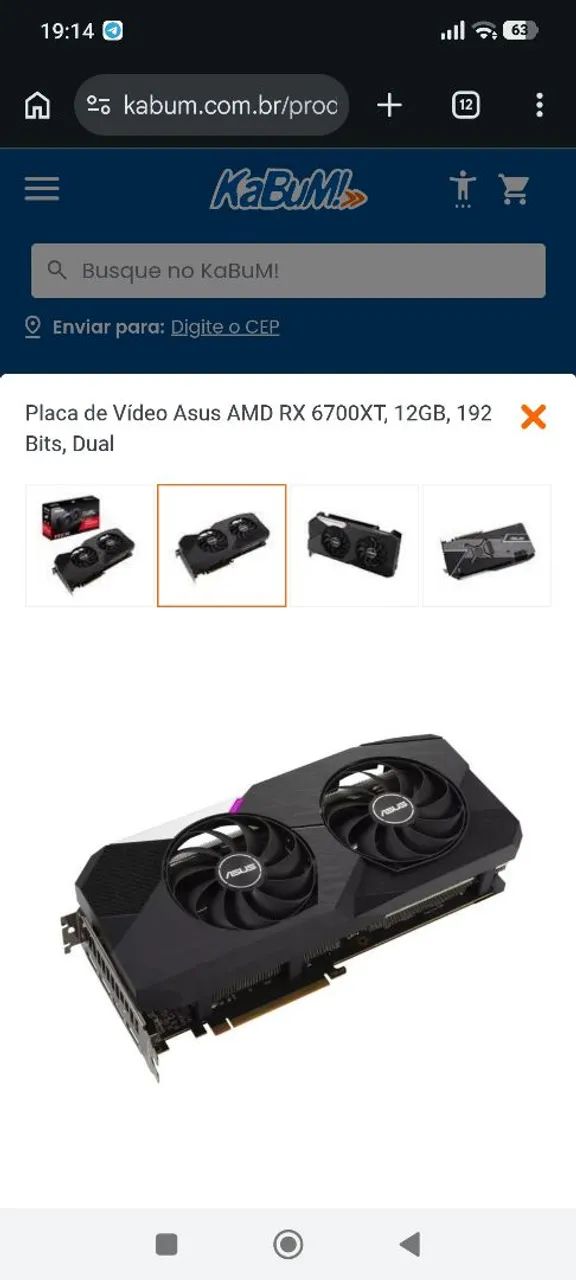 Placa de vídeo RX