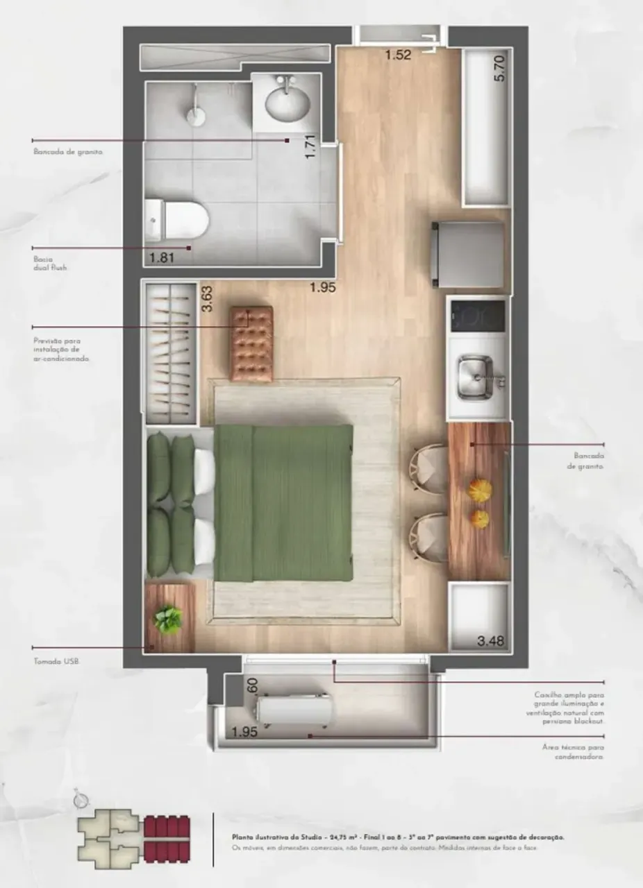 PLANTA 24m²