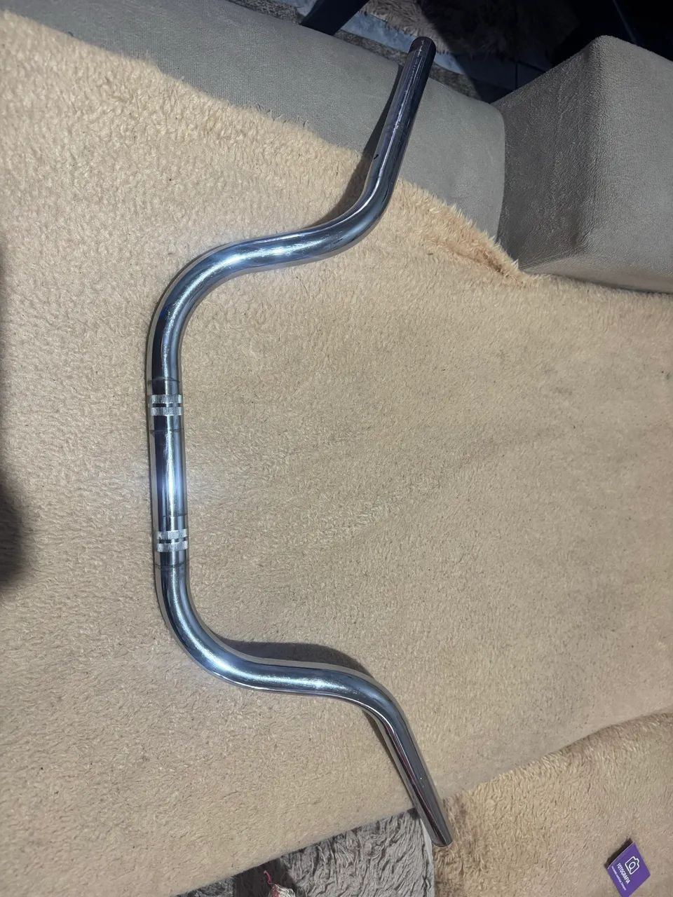 GUIDÃO CROMADO PARA MOTO