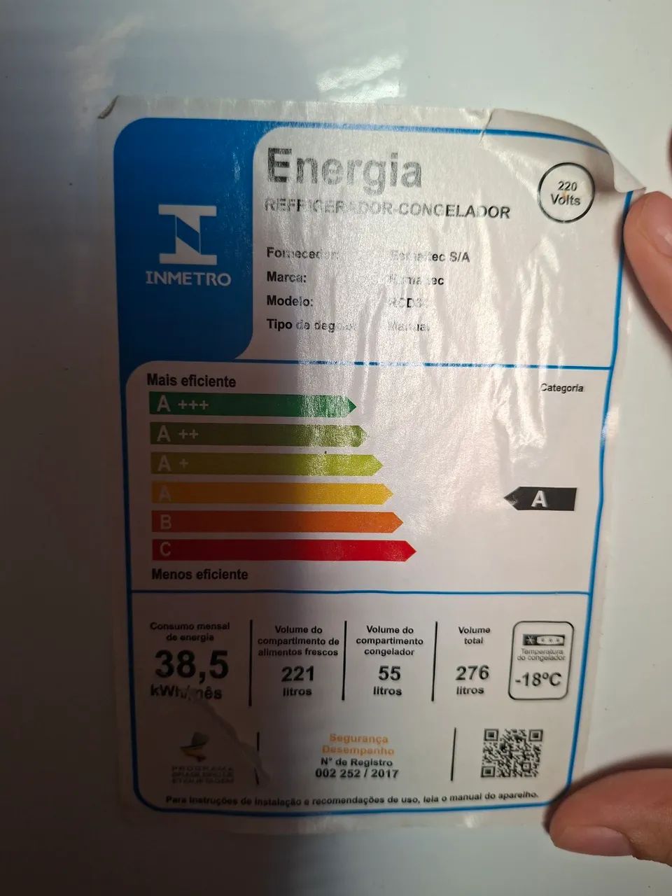 Geladeira Eletrolux 276L - Foto 2