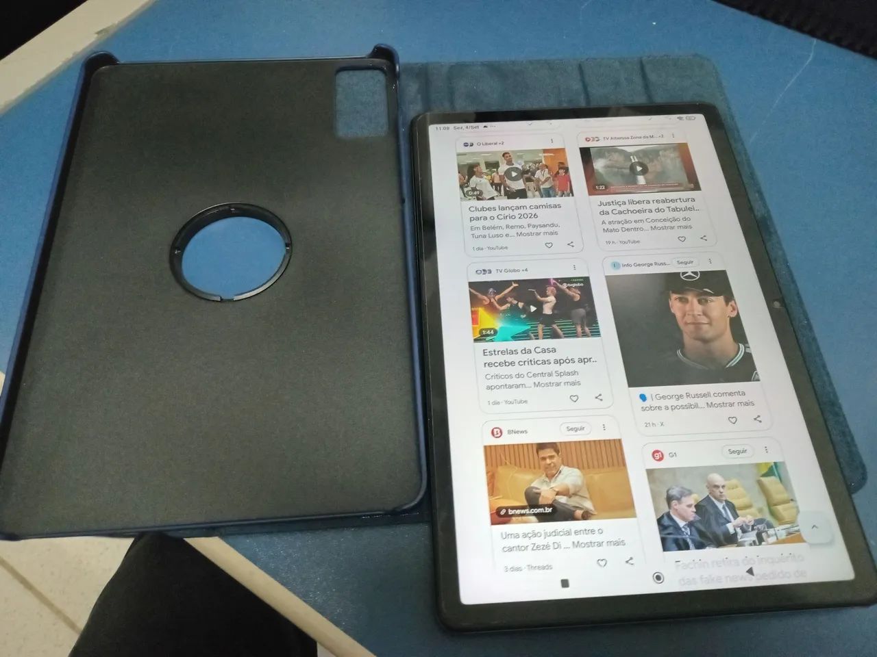 Tablet Xiaomi Redmi Pad SE 128GB - 6GB de RAM  Tela 11 com película e capa de proteção
